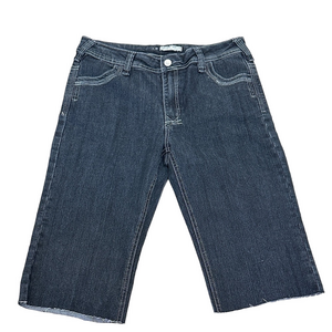 Alberto Makali Wide Black Denim Shorts